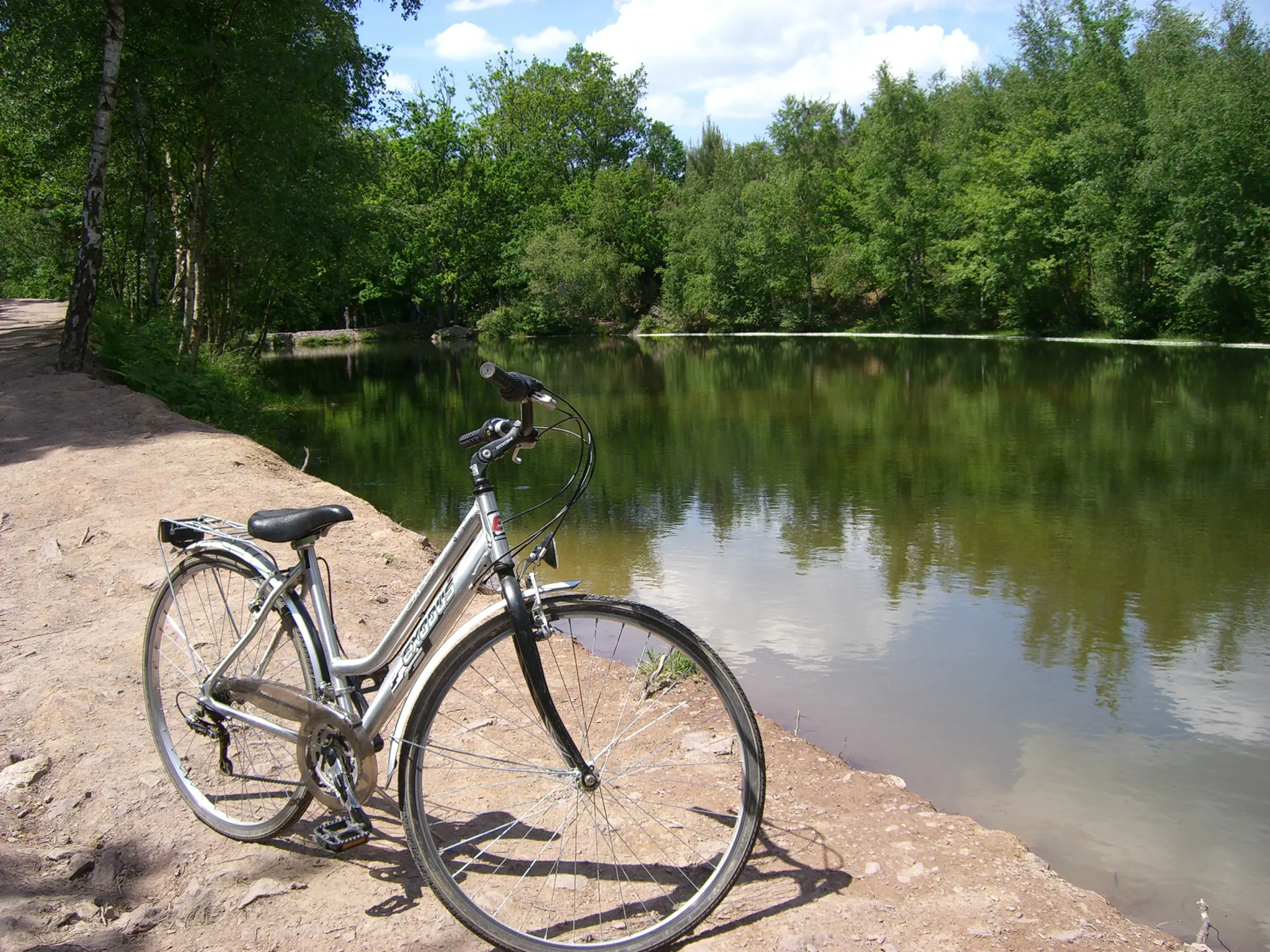 2006 Jun - Bicycle ride to Le Miroir aux Fées (The Fairy Mirror) - Brocéliande Forest - Brittany